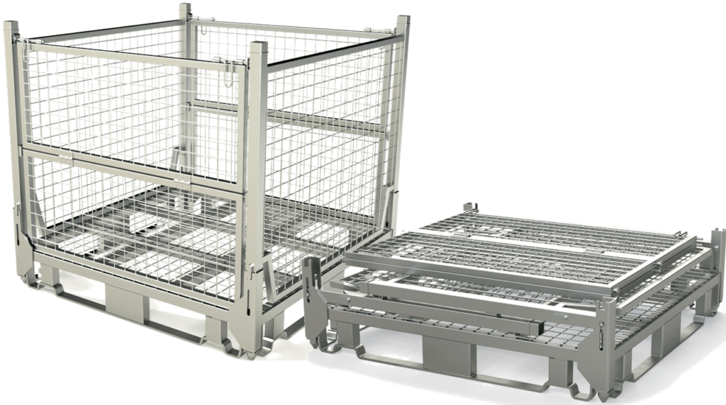 Wire Pallet Cages for Safe Storage